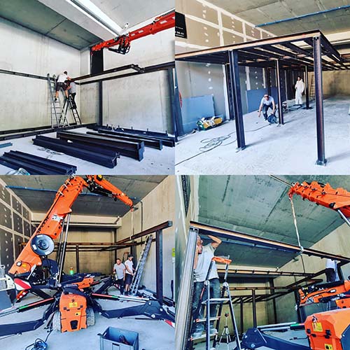 mezzanine-metallique-sur-mesure Création et pose d’une mezzanine métallique par Yoann Métal